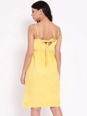 Sunrise Stereo overdyed Strap Women's Midi Dress 4