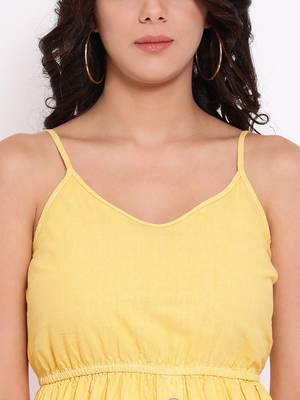 Sunrise Stereo overdyed Strap Women's Midi Dress 5