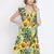 Tropical Amethyst Hi-Lo Skater Dress
