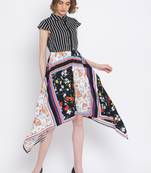 Floral Mayhem Hi-Lo Skater Dress