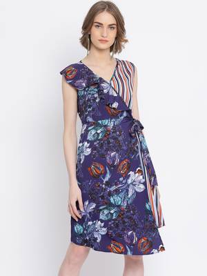 Floral Glamour Hi-Lo Skater Dress 1