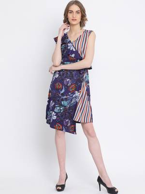 Floral Glamour Hi-Lo Skater Dress 2
