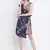 Floral Glamour Hi-Lo Skater Dress
