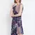 Floral Glamour Hi-Lo Skater Dress