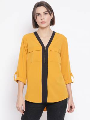 Mustard Rise Divine Women Top 1
