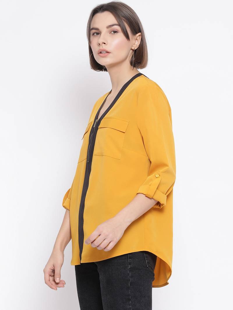 Mustard Rise Divine Women Top