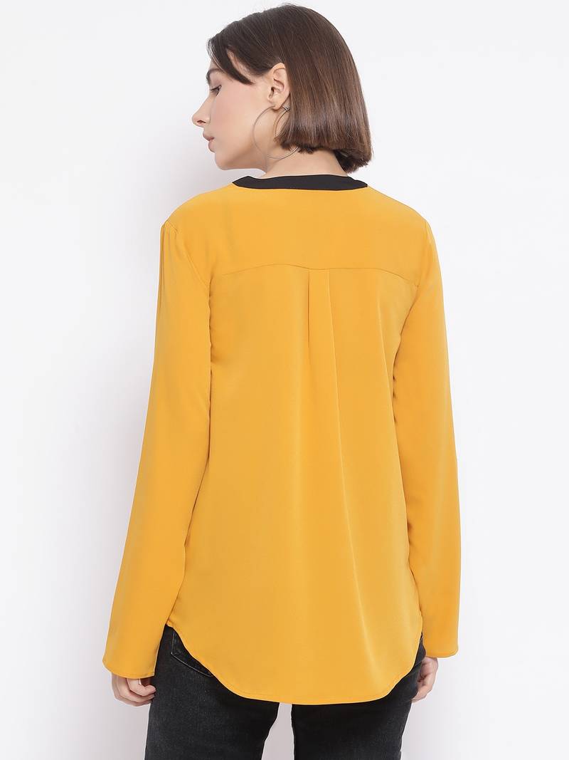 Mustard Rise Divine Women Top