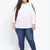 Emerald Glare Glam Plus Size Top