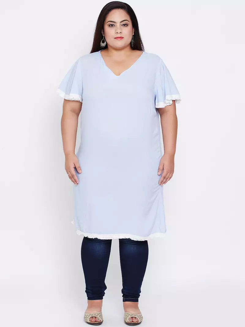 Sky Festive Webb Glam Plus Tunic