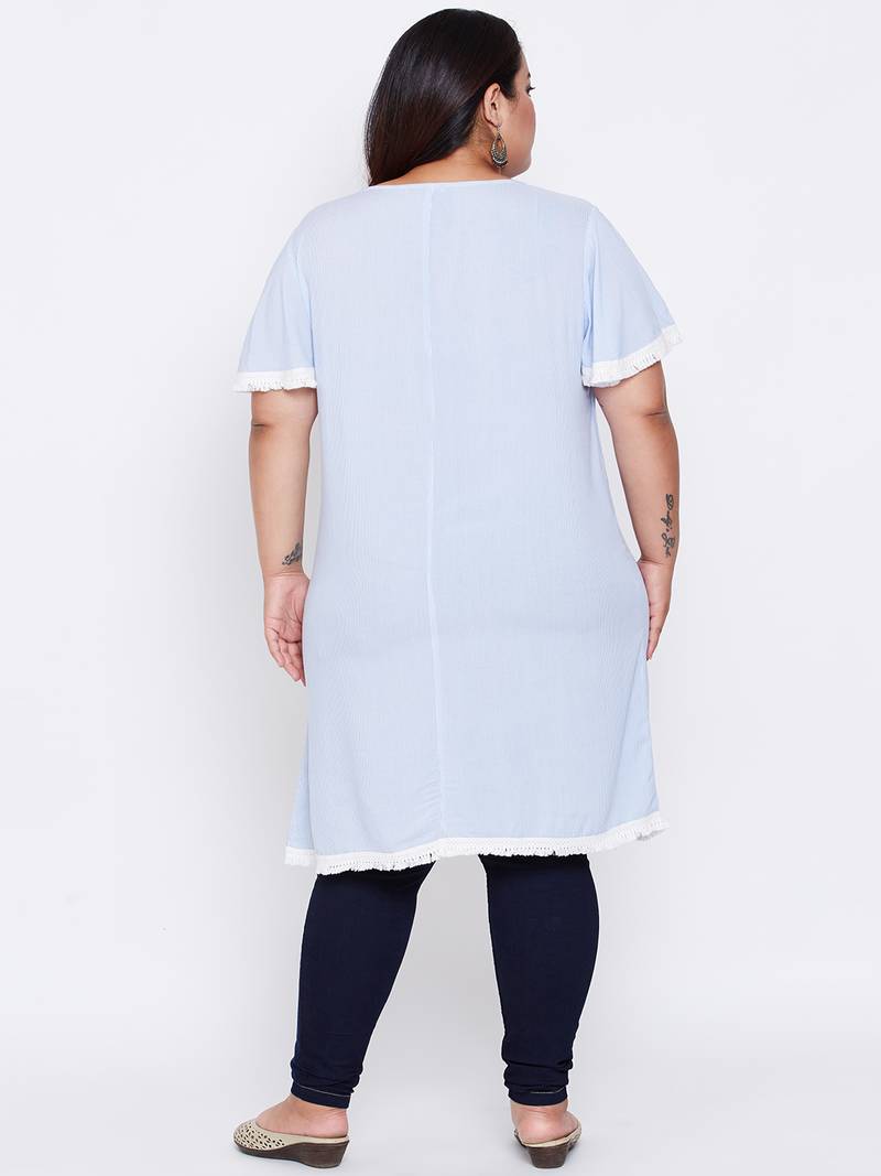 Sky Festive Webb Glam Plus Tunic