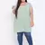 Sage Effect Embro Plus Size Tunic