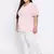 Chantelle Pink Lace Empire Plus Top