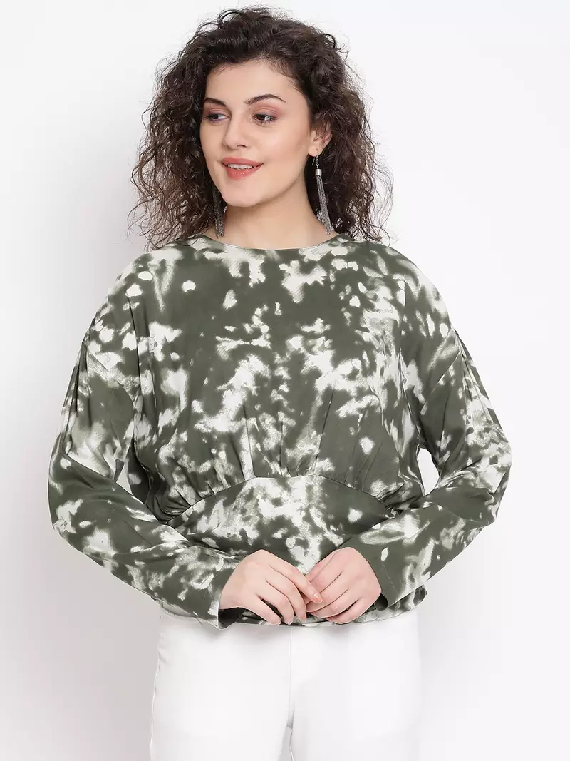 Camo Fa?ade StyleOn Women Top