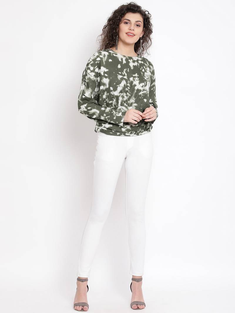 Camo Fa?ade StyleOn Women Top