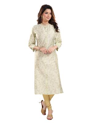 Green printed viscose ethnic-kurtis 1