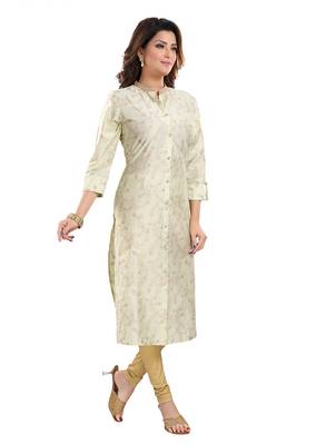 Green printed viscose ethnic-kurtis 3