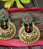 Multicolor onyx earrings