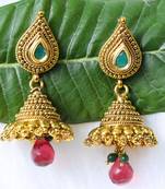 Multicolor onyx jhumkas