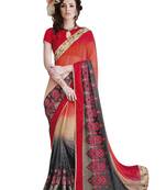 Georgette Saree with Gota Patti Border
