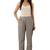 Grey plain cotton trousers