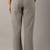 Grey plain cotton trousers