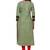 Women's Pack of 2 Cotton Printed Straight Fit Readymade Kurti combo
