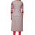 Women's Pack of 2 Cotton Printed Straight Fit Readymade Kurti combo