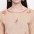 Women's  Beige Cotton Embroidered Straight Kurta Pant Set