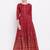 Women's  Maroon Rayon Floral Printed Anarkali Kurta Dress