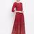 Women's  Maroon Rayon Floral Printed Anarkali Kurta Dress