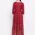 Women's  Maroon Rayon Floral Printed Anarkali Kurta Dress