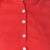 Women's  Red Cotton Slub Solid Straight Kurta