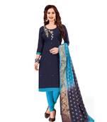 Black zardosi cotton salwar