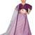 Kids Purple Blouse And Lavender Lehenga Choli For Girls 