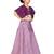 Kids Purple Blouse And Lavender Lehenga Choli For Girls 