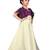 Kids Purple Blouse And White Lehenga Choli For Girls 