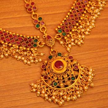 Multicolor ruby  maang-tikka 2