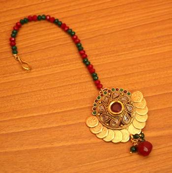 Multicolor ruby  maang-tikka 1