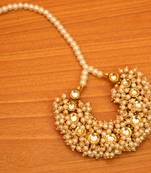 White pearl maang-tikka