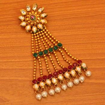 Multicolor ruby  maang-tikka 1