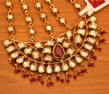 Red ruby  maang-tikka 2