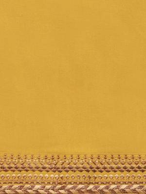 Yellow Color Unstitched Dress Material 4