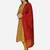 Mustard & Red Unstitched Dress Material