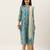 Sea Green Color Printed Unstitched Dress Material