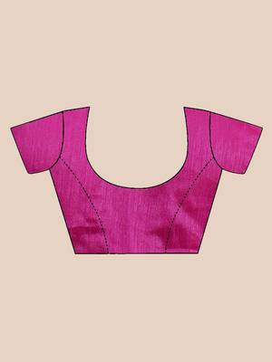 Pink & Purple Color Georgette Bandhani Print Saree 3
