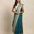 Pine Green Color Silk Saree