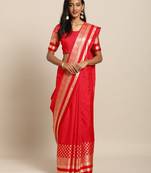 Red Color Silk Saree