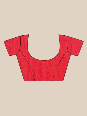 Red Color Silk Saree 3