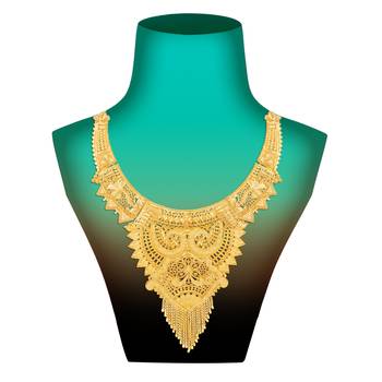 Gold necklaces 3