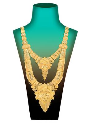 Gold necklaces 4